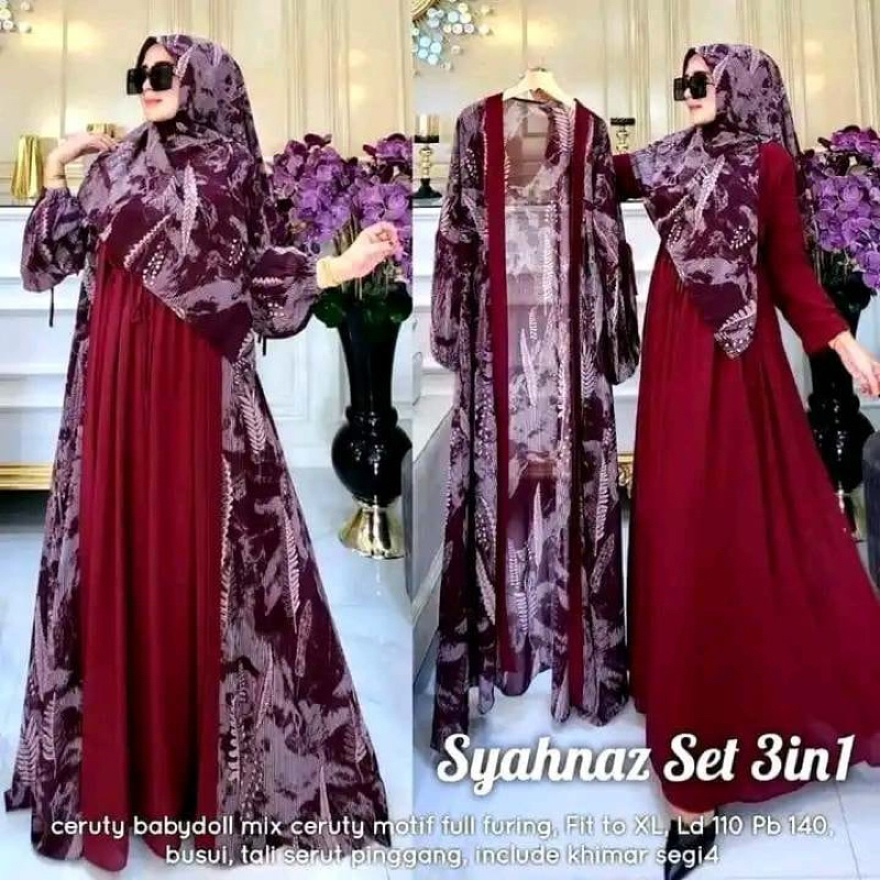 Syahnaz set 3in1