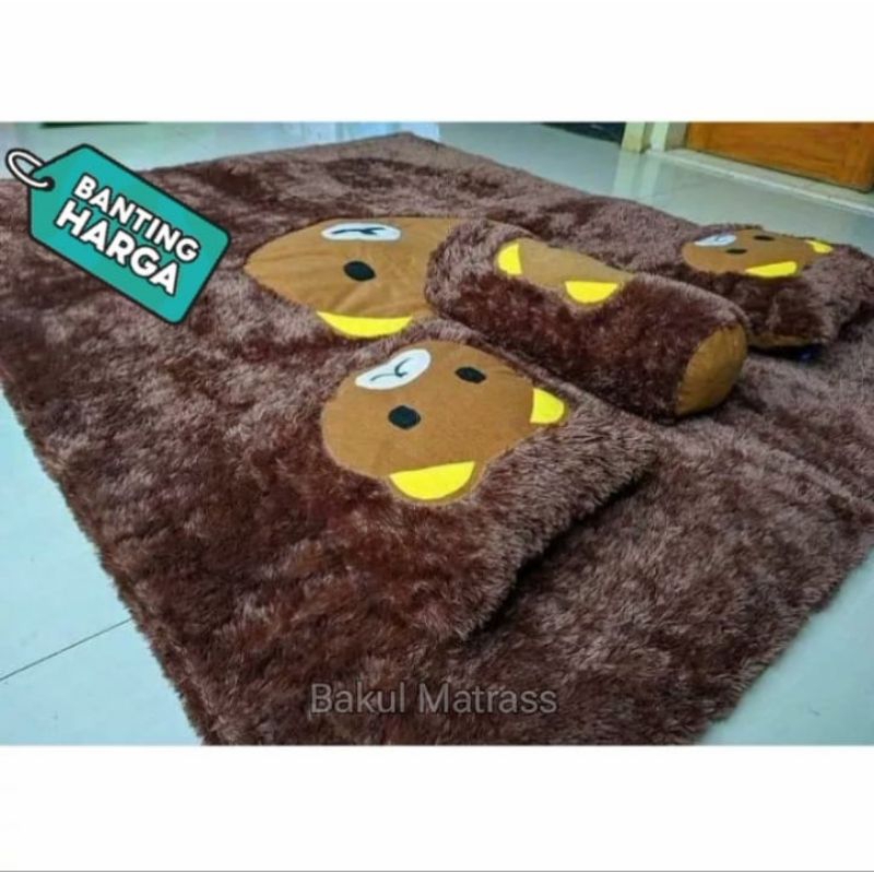 Cuci Gudang Surpet Bulu Rasfur Karakter / Kasur Surpet Karakter Bulu Tebal / Kasur Bulu