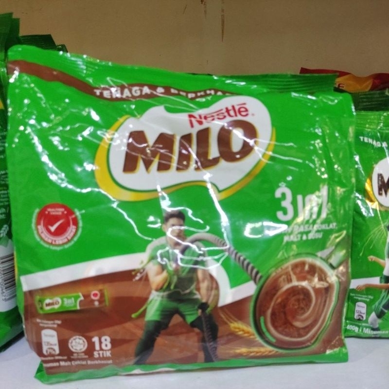 

Milo Malaysia Saset 3in1 original