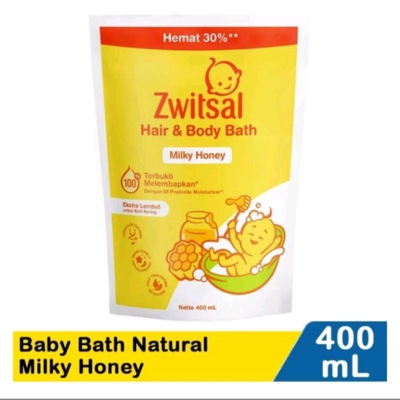 Switzal Baby Bath & Hair Milk Honey 400ml