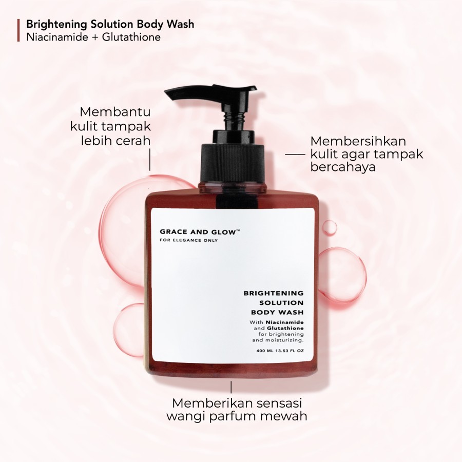 Grace and Glow Body Wash 400ml | Soap| Sabun Mandi Cair