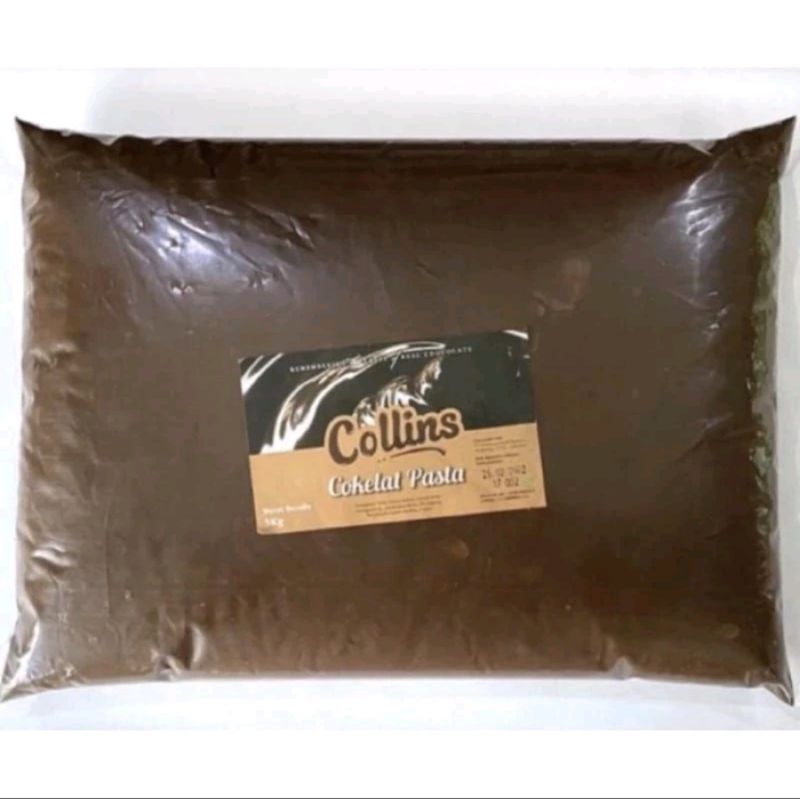 SELAI CHOCOLATE FILLING COLLINS 5 KG / SELAI COKLAT COLLINS