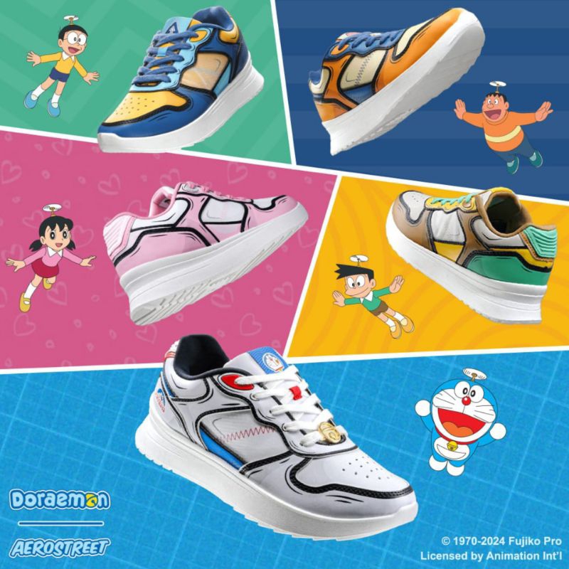 Aerostreet X Doraemon | Aerostreet X Doraemon Biru | Aerostreet X Nobita | Aerostreet X Shizuka | Ae