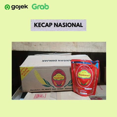 

Kecap Manis Nasional Pouch 220ml - 24 Pcs (1 Dus)