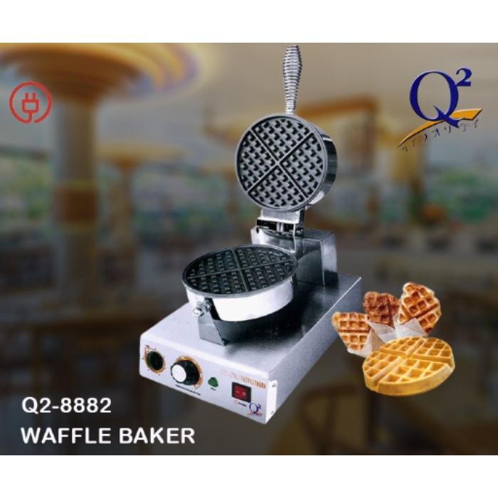 (BISA COD) Q2 Mesin Waffle 8882 Waffle Baker Q2-8882 Pembuat Waffle Praktis