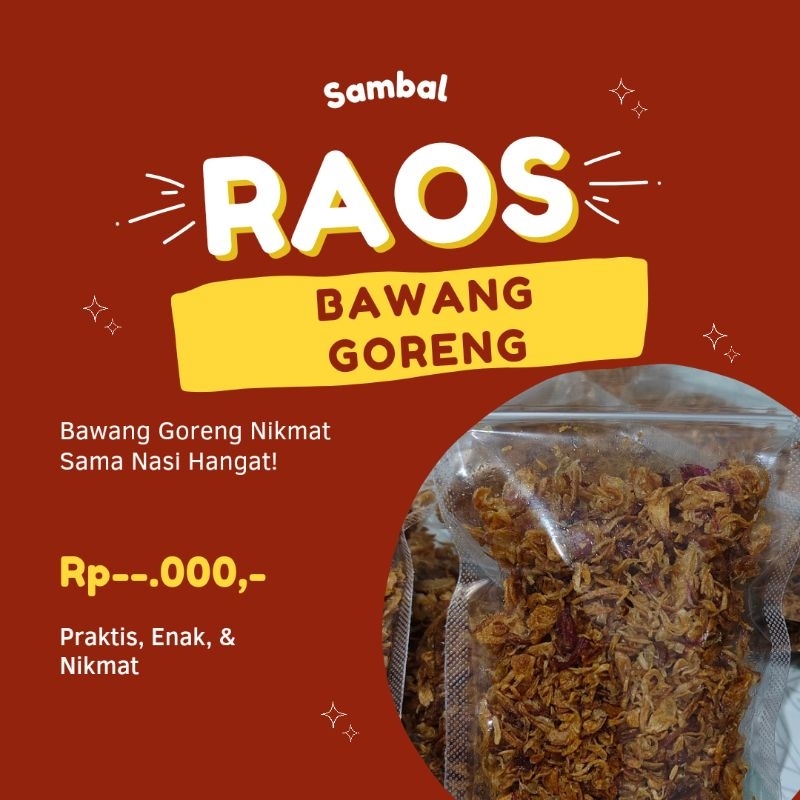 

BAWANG GORENG ORIGINAL 100 gr (standing pouch)