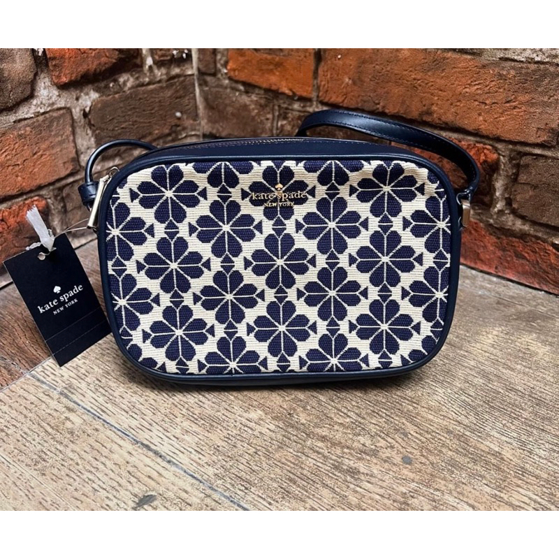 Kate spade mini camera bag blue multi