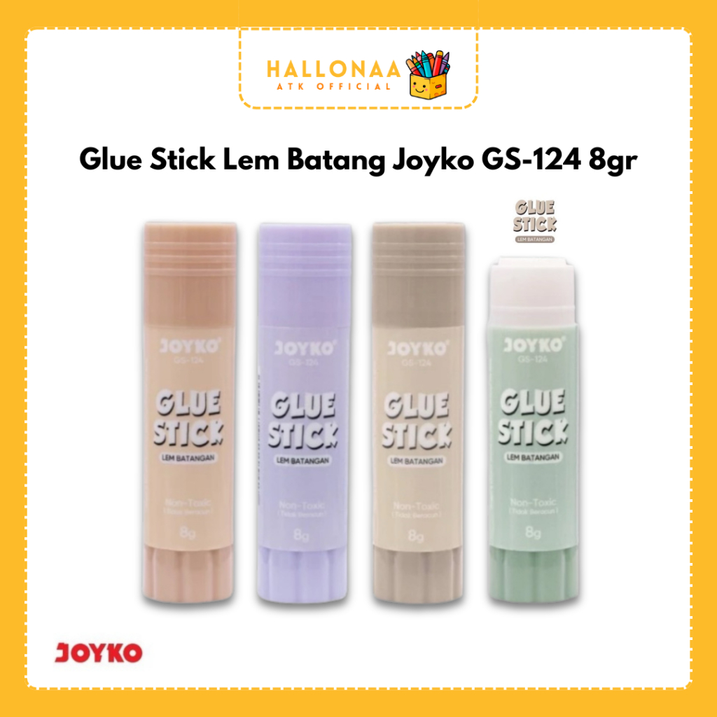 

Glue Stick Lem Batang Joyko GS-124 8gr Morandi Color HALLONAASTORE