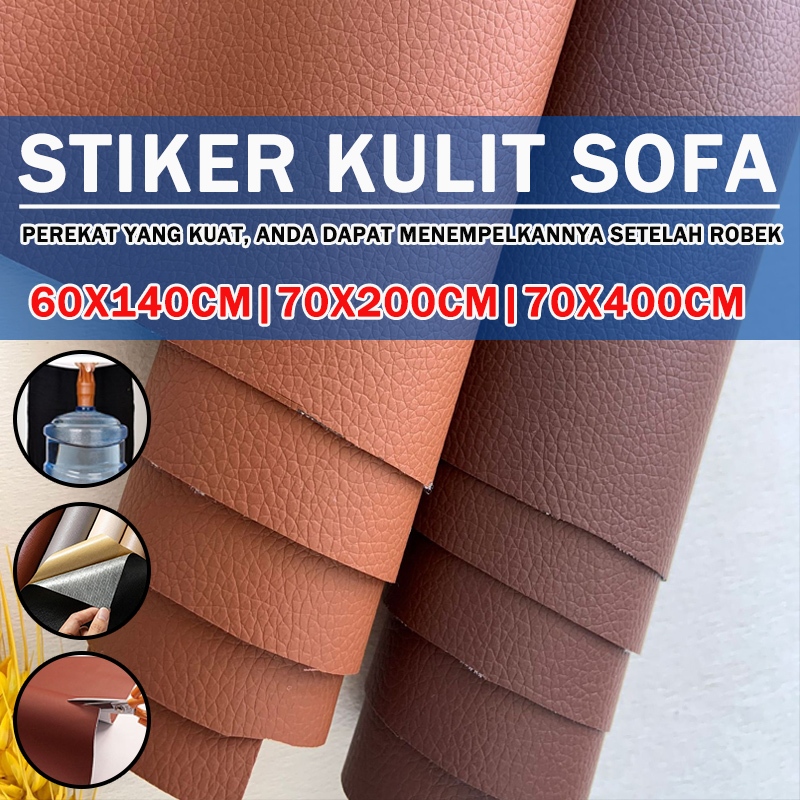 【upgrade】stiker kulit sofa perekat kulit sofa sticker kulit stiker sofa kulit stiker sofa
