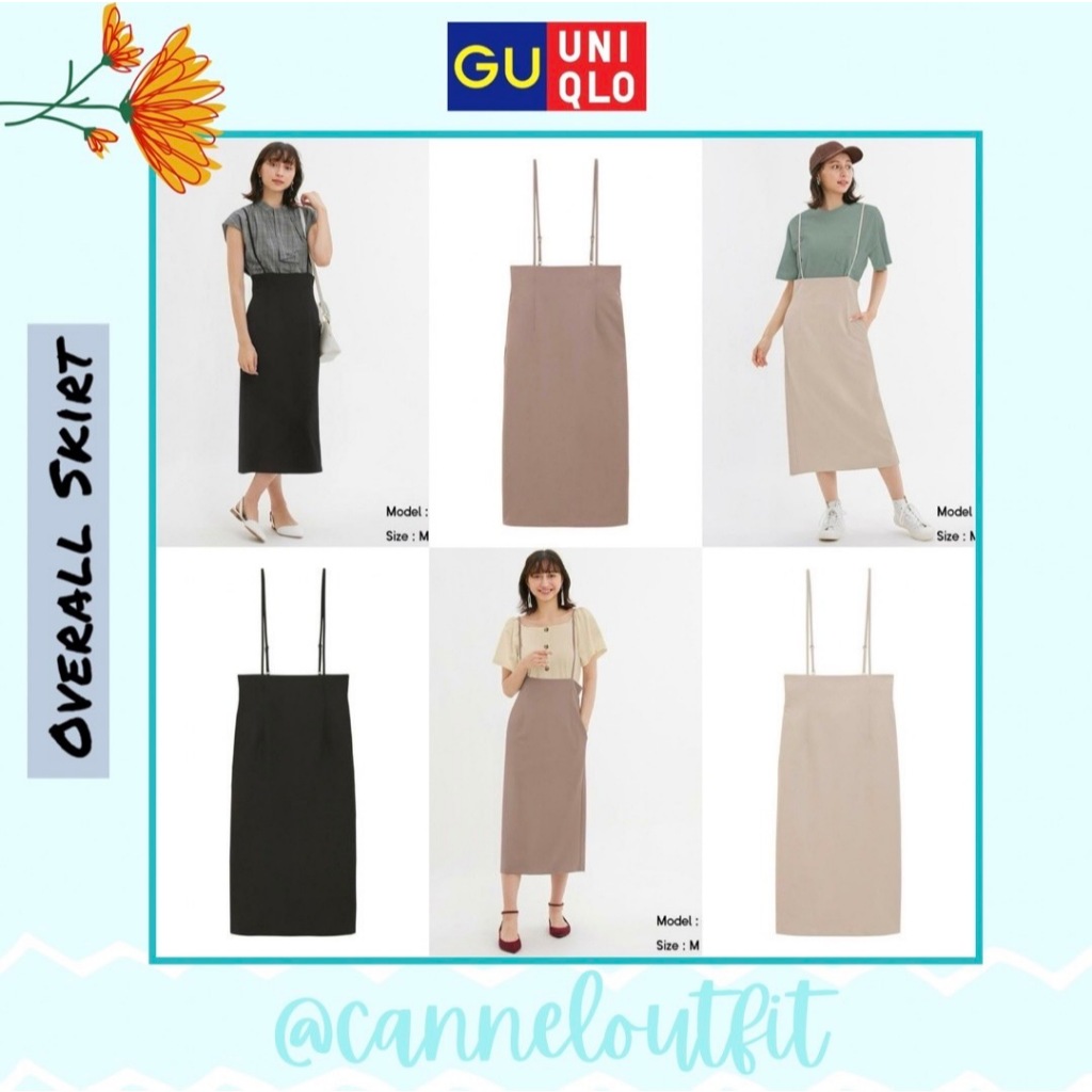 Overall Skirt by GU Uniqlo - Jumpsuit/Overall Wanita