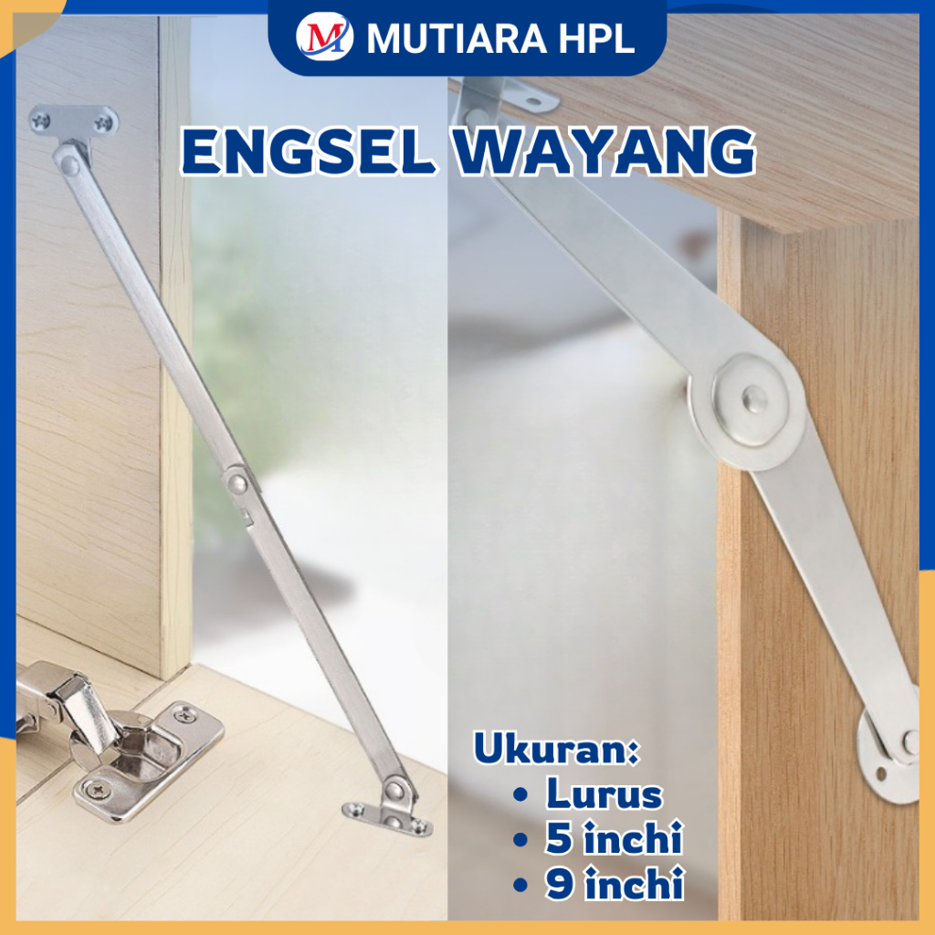 Engsel Wayang Salon Lurus  / Engsel Sikutan Lipat Jendela / Engsel Penahan Jendela