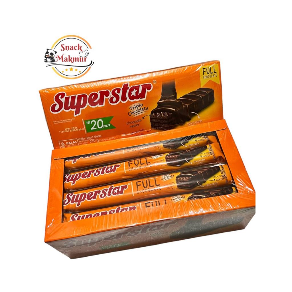 

Superstar | Wafer Superstar | Wafer Cokelat ISI 20