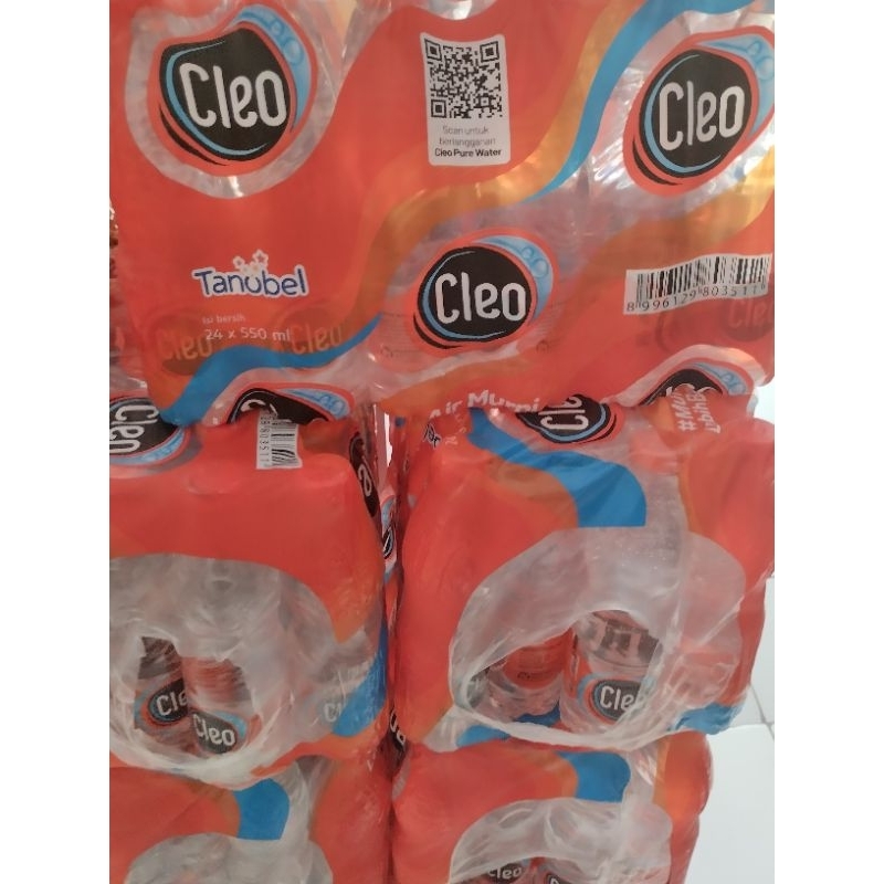 

Cleo Botol uk 550 ml isi 24 Pcs