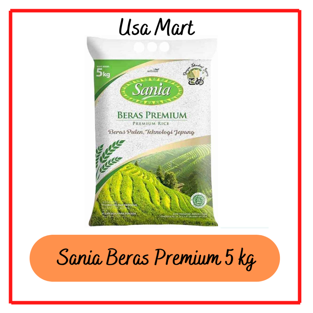 

Beras Sania 5 kg / Beras Premium