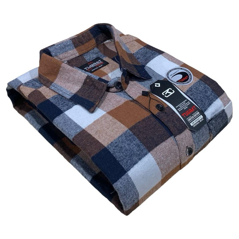 Kemeja Flanel Pria Jumbo Lengan Pendek Big SIze XXL XXXL XXXXL Kotak Catur Hem Kantor Santai Distro 