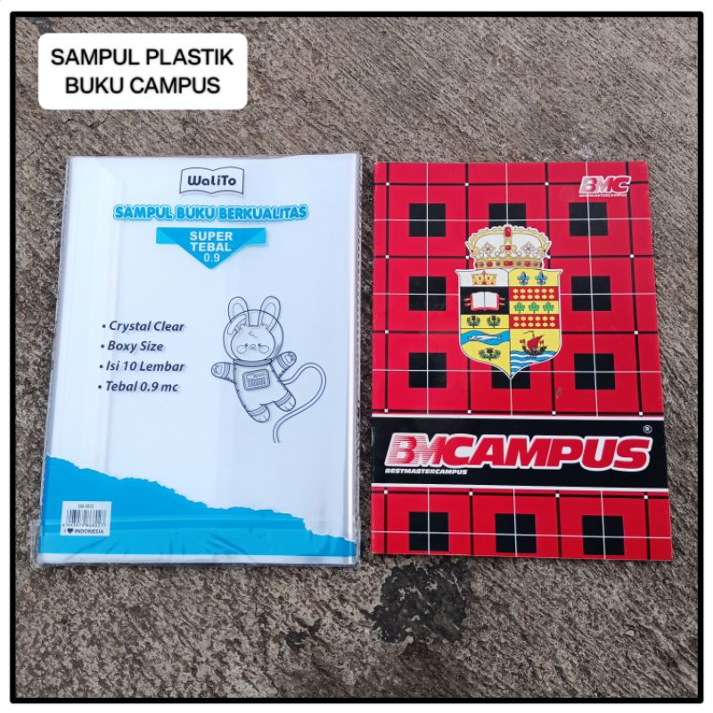 

1 Pak Sampul Buku Campus Plastik Isi 10 Lembar