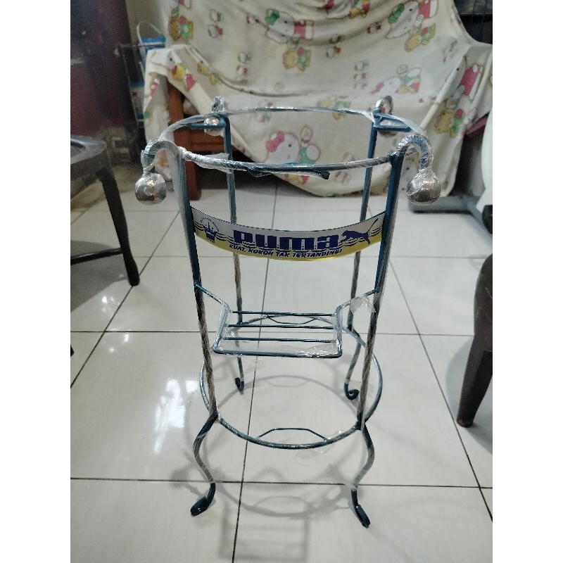 rak kaki guci galon,tatakan galon