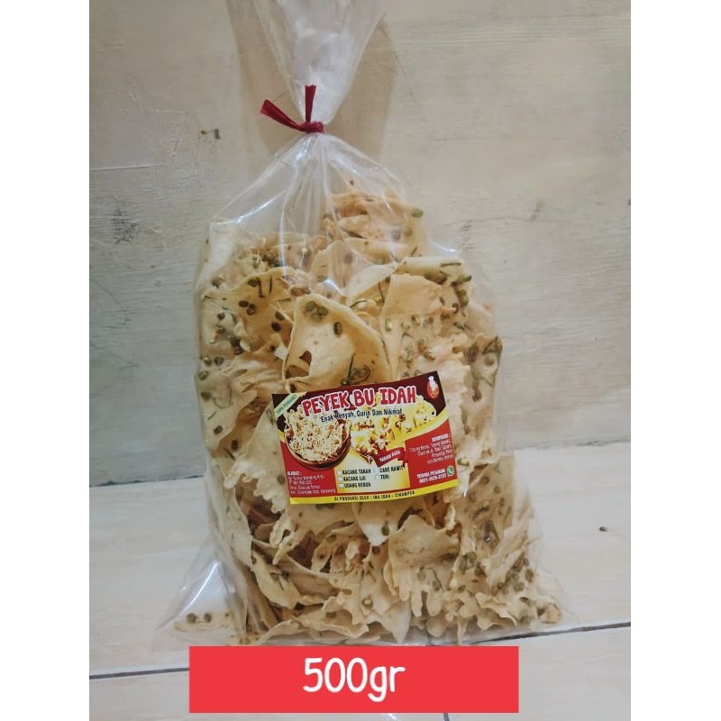 PEYEK KACANG IJO BU IDAH UK 500GR