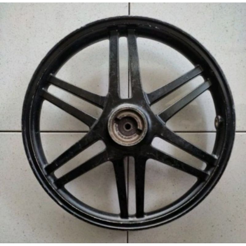Velg pelek depan suzuki spin 125 original seken copotan