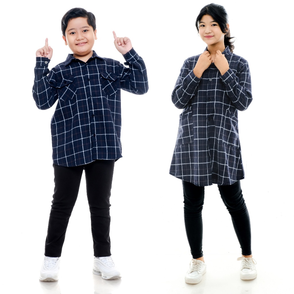 BAJU COUPLE ANAK FLANEL