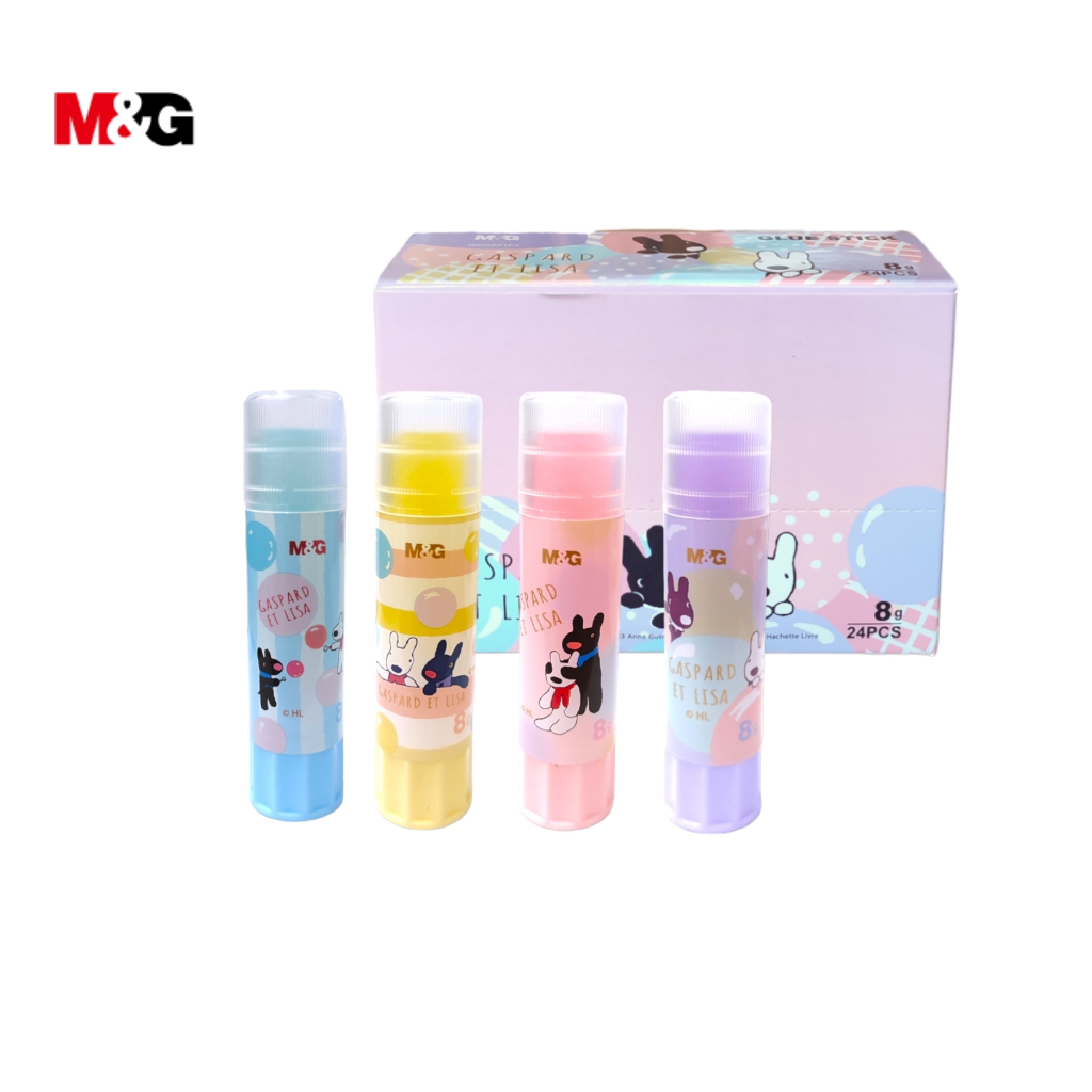 

Glue Stik Glitter M&G Gaspard Et Lisa Lem Kertas Stick 8gr Perekat Alat Kantor Sekolah Pastel