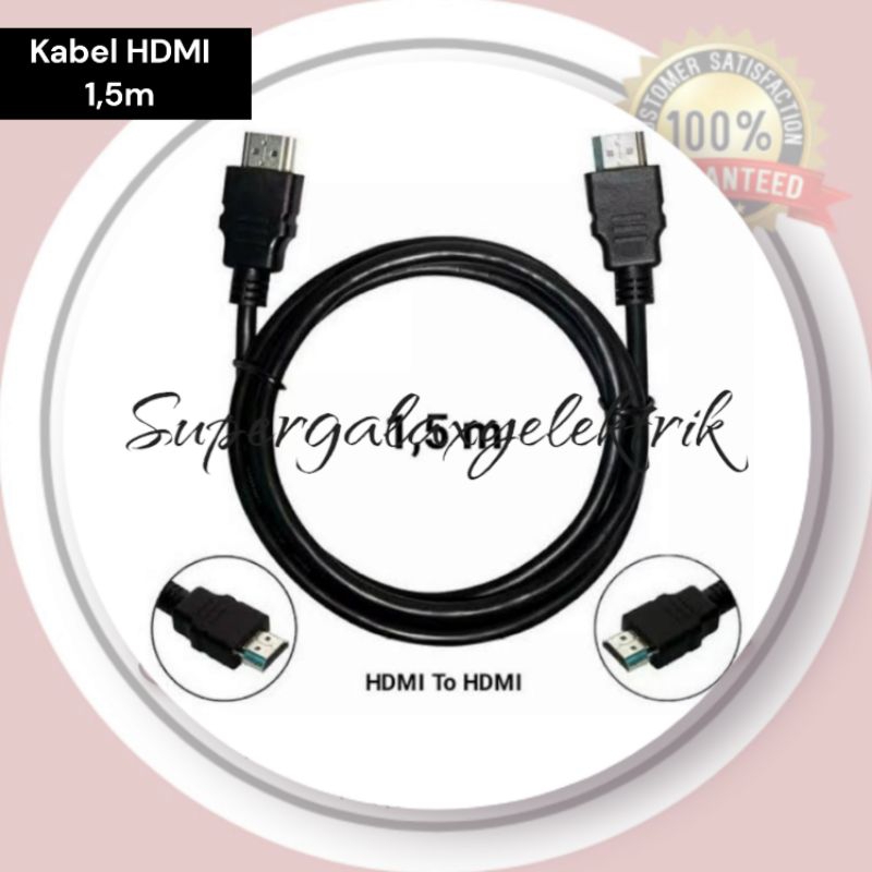 Kabel Hdmi 1,5M /Kabel HDMI Murah/ Kabel Stb/Kabel Hdmi/Kabel Untuk Sambungan Stb