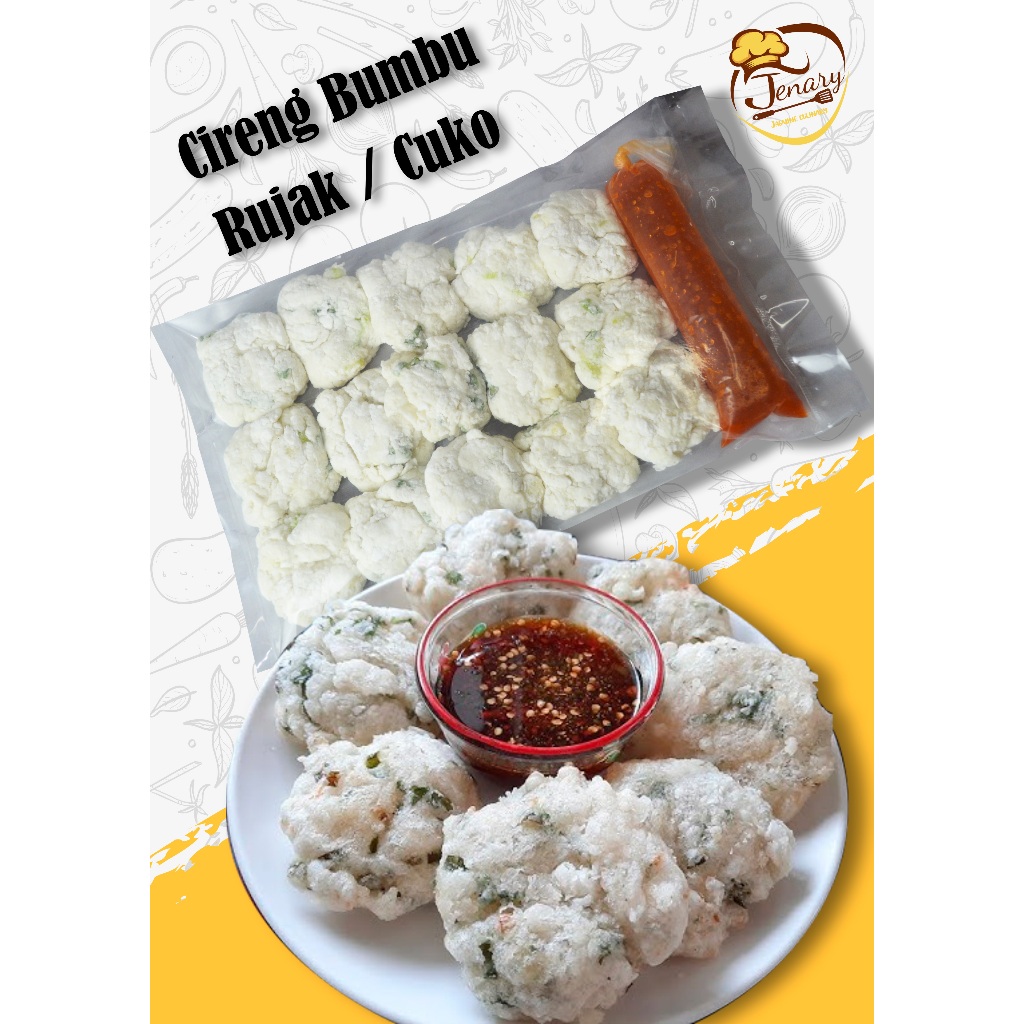 

Cireng Bumbu Rujak Isi 15/ Cireng Bumbu Cuko ukuran Besar