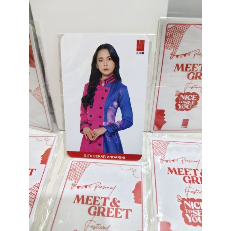 PHOTOCARD JKT48 EDISI NICE TO SEE YOU DIJAMIN 100% OFFICIAL