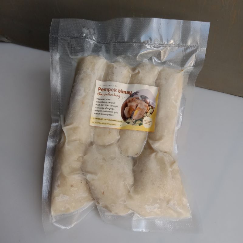 

Pempek asli ikan tenggiri premium isi 7 pcs- Termasuk cuko gulo batok palembang