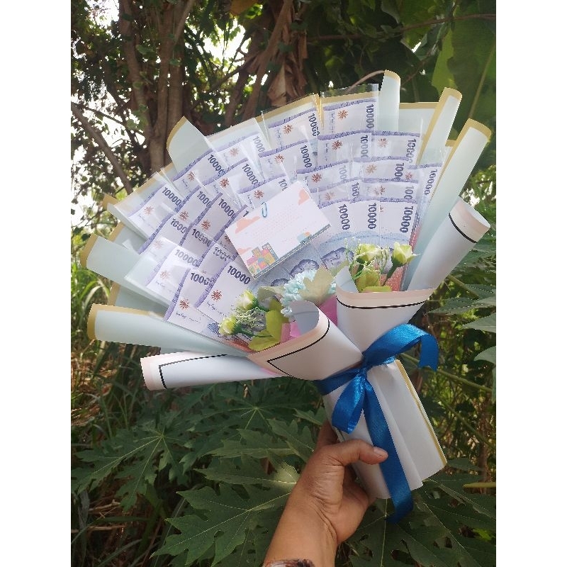 Buket uang mainan 20-30 slot/ Buket uang mainan/ buket anniversary/ buket ulang tahun cowok cewek bu
