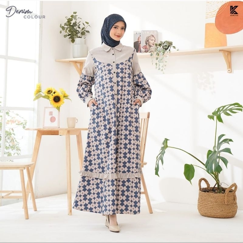 NEW KORINA Daniela midi dress || Korina_id || Gamis Korina || Casual dress