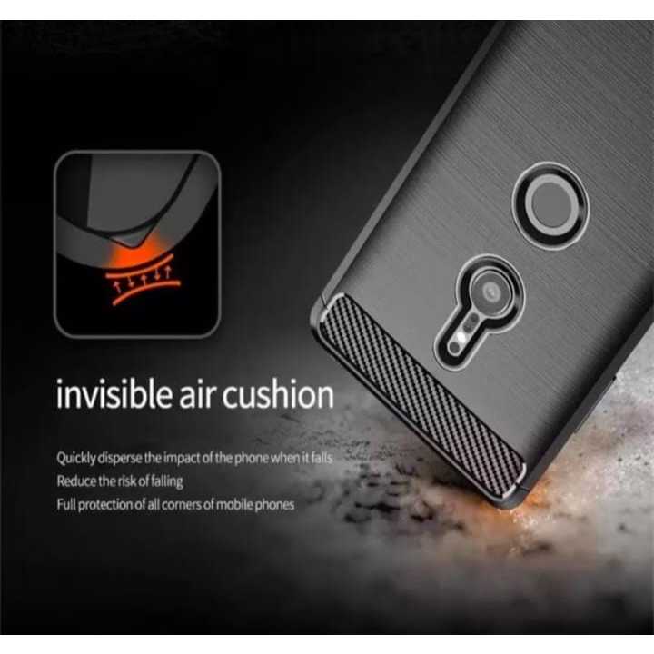 CASE SONY XPERIA XZ2 / XZ2 DOCOMO /XZ2 AU SOV37 SLIM ARMOR CARBON FIBER ANTI SHOCKPROOF