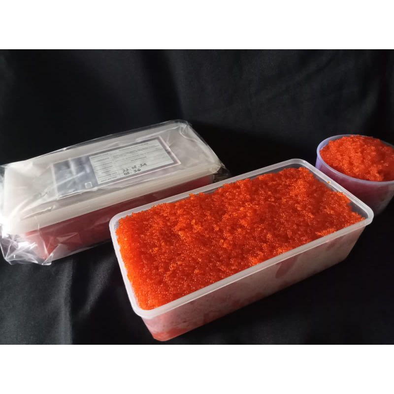 

TOBIKO ( flying fish roe ) telur ikan terbang premium