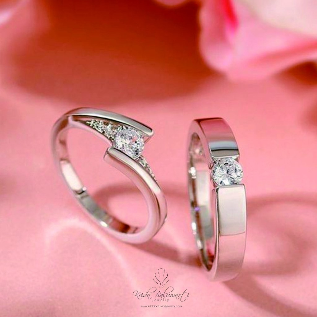 Cincin nikah & tunangan handmade| Cincin couple emas & palladium