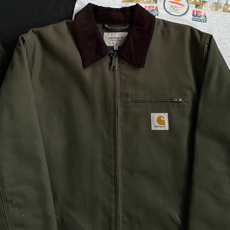 jaket carhartt detroit green