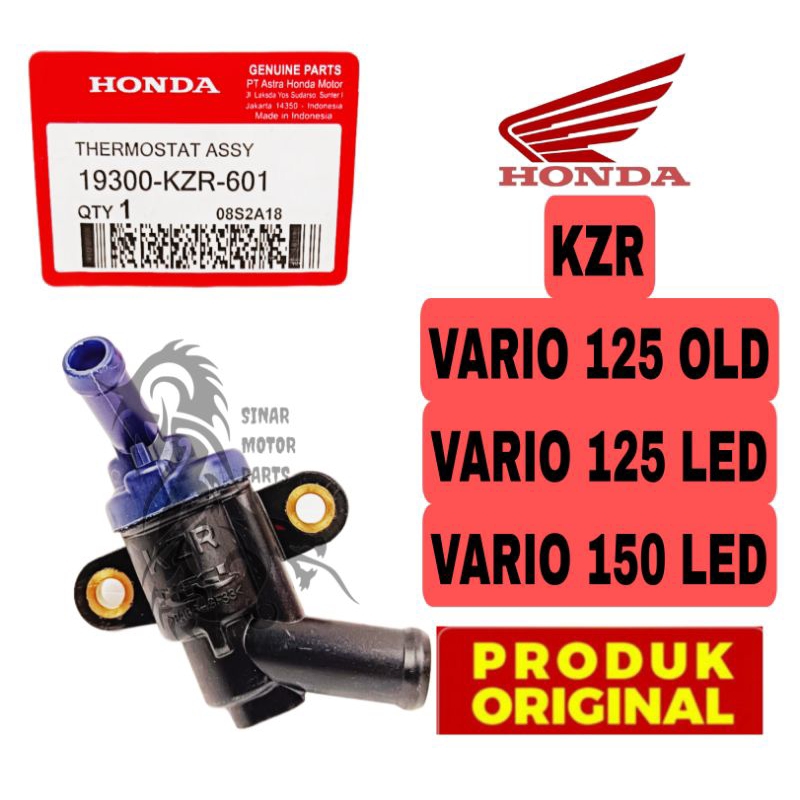 THERMOSTAT ORIGINAL KZR, VARIO 125 OLD TECHNO, VARIO 125 LED, VARIO 150 LED, VARIO ESP, AHM HONDA