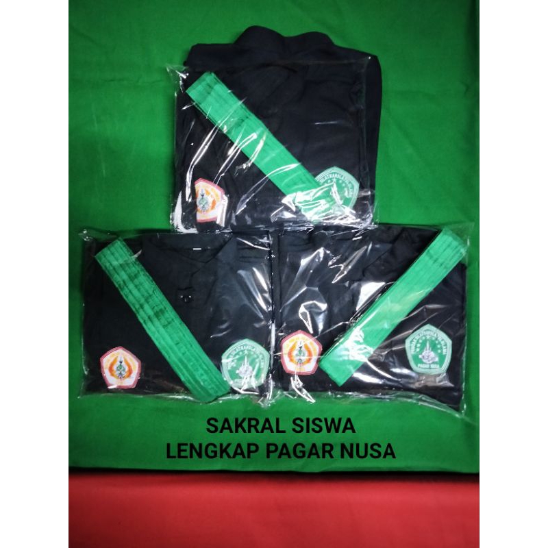 ( BISA COD ) Sakral siswa pagar nusa / Seragam santri pagar nusa lengkap (Japan drill)