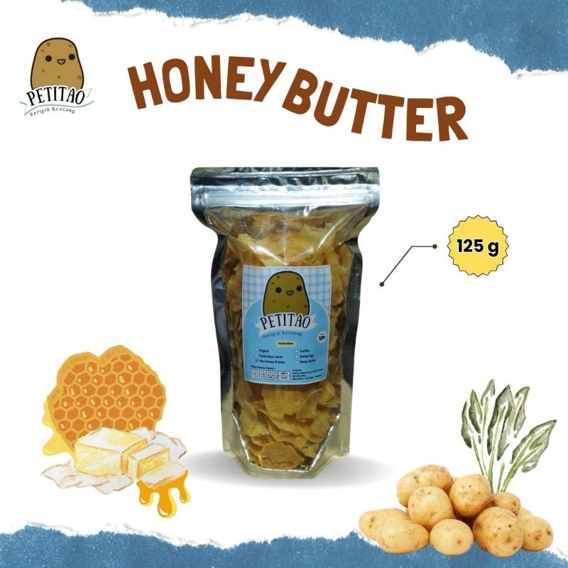 

PETITAO KERIPIK KENTANG 125g - Honey Butter