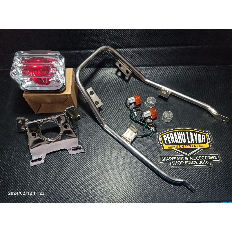paket begel behel planger gl100 gl125 fullset sein lesting stoplamp stopan pangkon model ori standar