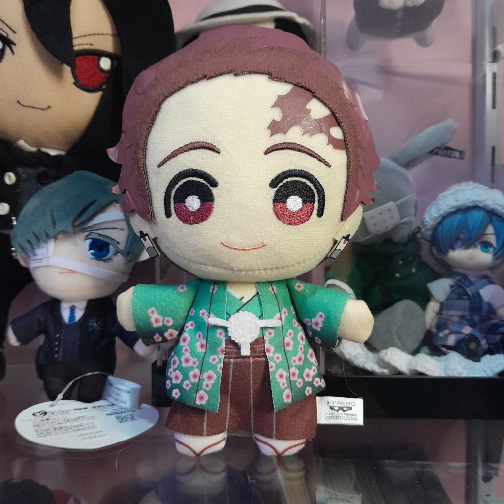 Demon Slayer Tanjiro Kamado Kimetsu no Yaiba Nuigurumi Kimono Plush Boneka Tomonui