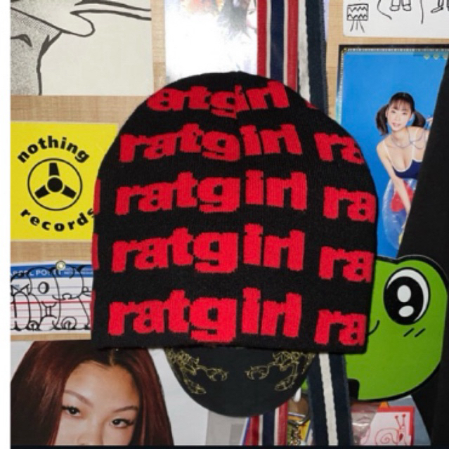 STRAY RATS BEANIE RATGIRL