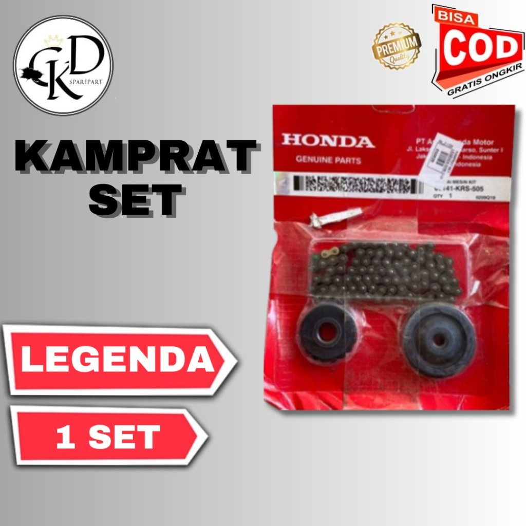 KAMPRAT SET LEGENDA SUPRA FIT NEW (B) AHM CKD || KAMPRAT SET RANTAI KETENG SETHONDA LEGENDA FIT NEW
