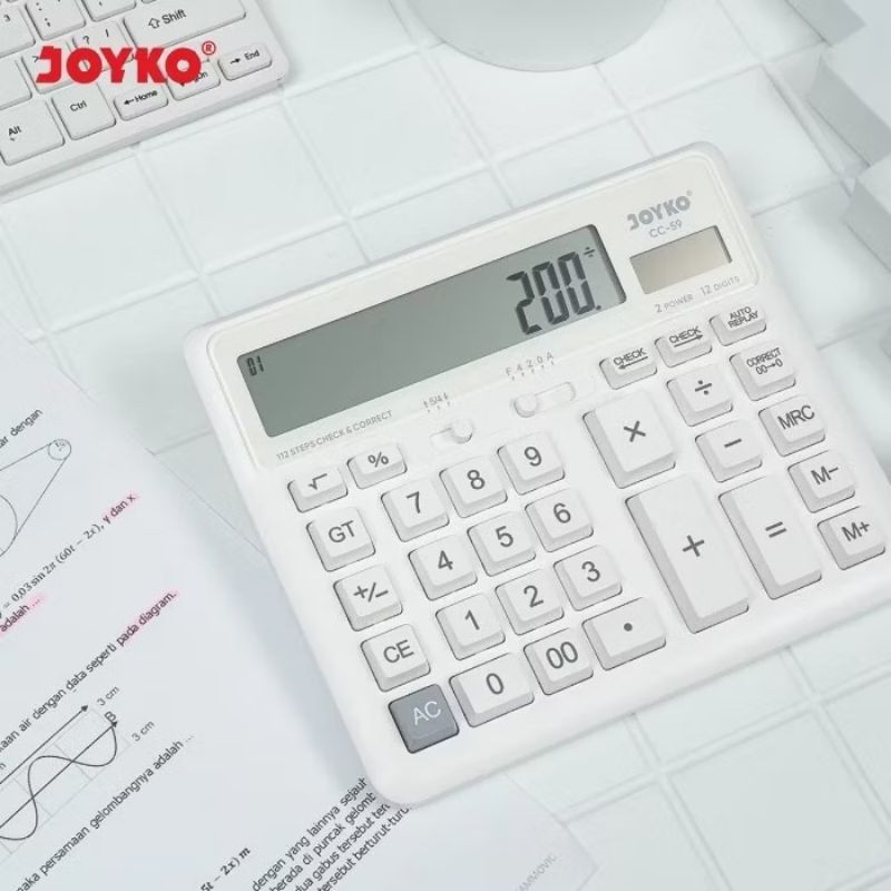 

Kalkulator Joyko CC-59 / Calculator Kalkulator Joyko CC-59 12 Digits