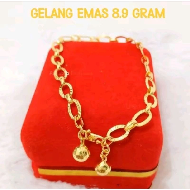 gelang tangan emas mudah wanita dewasa.