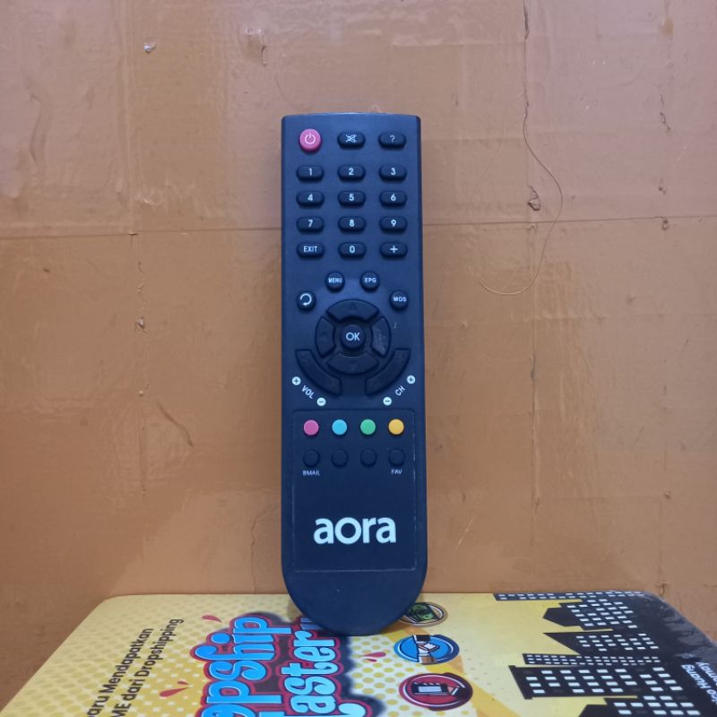 REMOTE ORIGINAL TV RECEIVER PARABOLA AORA