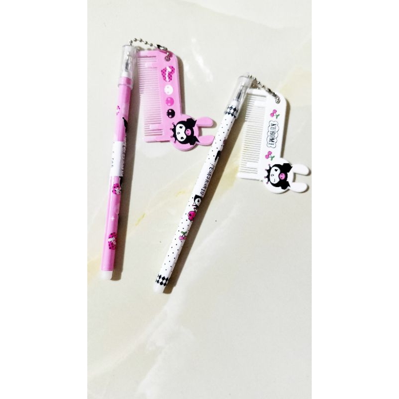 

Pena Fancy Sanrio Kuromi Sisir l Anak Sd l SMP l SMA l Sekolah l Palembang