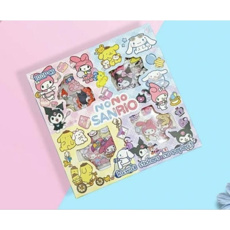 

Stiker besar labubu,Momo,Sanrio viral isi 100 pcs | momo mix isi 100 pcs VIRAL | random