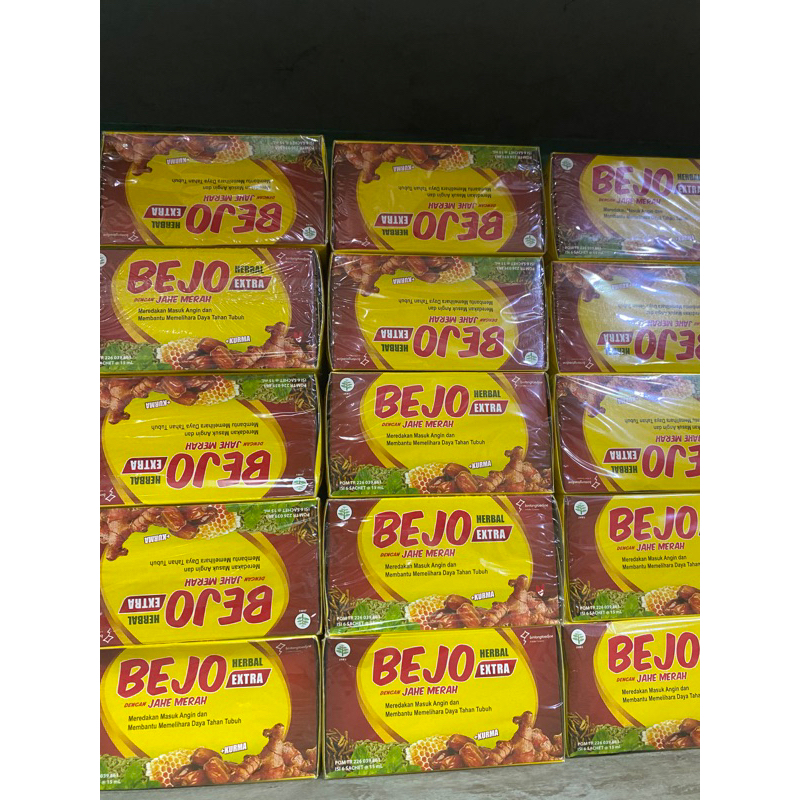 

BEJO HERBAL EXTRA DGN JAHE MERAH 1 KOTAK ❗️(HARGA TERMURAH)❗️