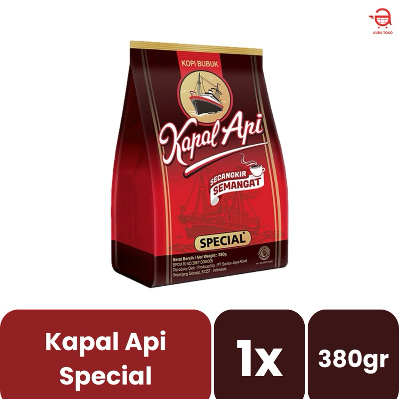 

KAPAL API SPECIAL 380gr KOPI BUBUK KAPAL API 380 gr Kopi KAPAL API HITAM 380gr