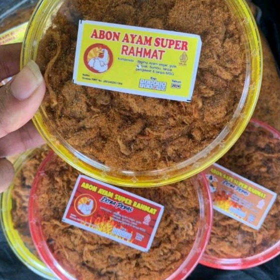 

Abon Ayam Super Enak 150gr Varian rasa pedas dan Original